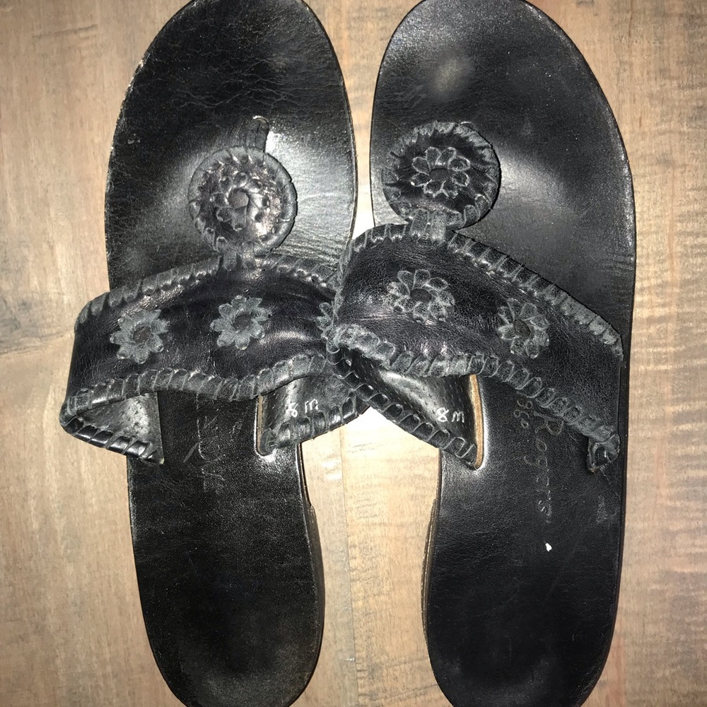 All black Jack Rogers